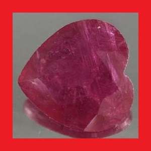 RUBY (Madagascar) - BLOOD RED HEART FACET - 1.21cts