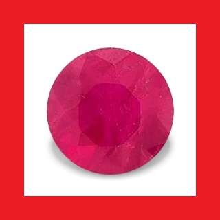 Ruby [Myanmar] - Faceted Round Shape - 0.36cts