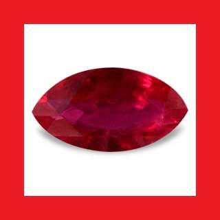 Ruby [Madagascar] - Faceted Marquise Shape - 0.29cts