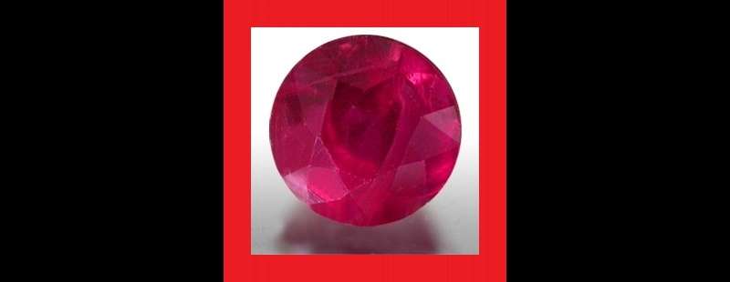 RUBY (Madagascar) - BEST PIGEON BLOOD RED ROUND CUT - 0.160cts