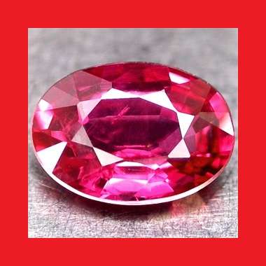 Ruby [Myanmar] - Faceted Oval Shape - 0.80cts