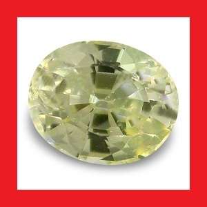 Sapphire (Natural Ceylon) - Canary Yellow Oval Facet - 0.45cts