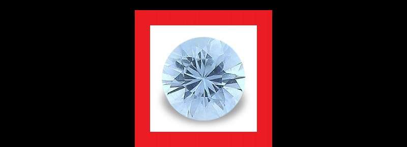 Sapphire (Sri Lanka) - Pale Pastel Blue Round Diamond Cut - 0.145cts