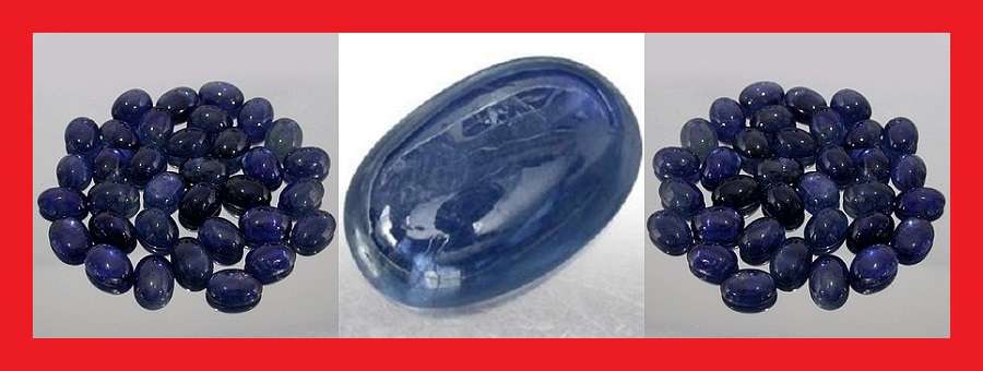 Sapphire [Madagascar] - Royal Blue Oval Cabochon - 1.28cts