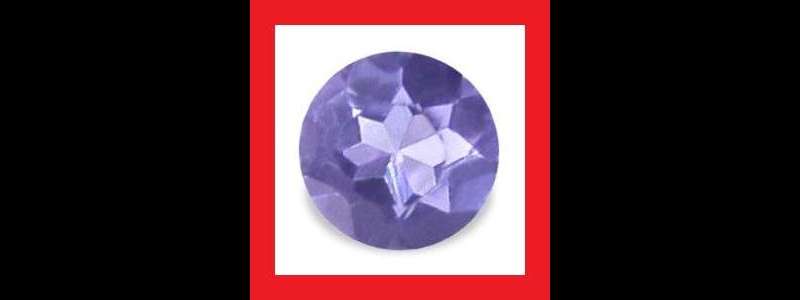 TANZANITE - VIOLET BLUE CLEAN ROUND FACET - WEIGHT 0.03cts TO 0.04cts