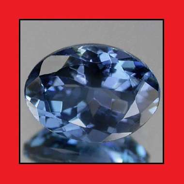 TANZANITE - FACETED BLUE OVAL SHAPE - 1.20cts