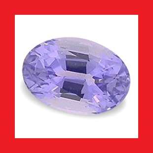 TANZANITE - TOP VIOLET BLUE OVAL FACET - 0.32cts