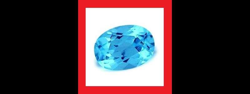 TOPAZ - SWISS BLUE OVAL FACET - 0.22cts