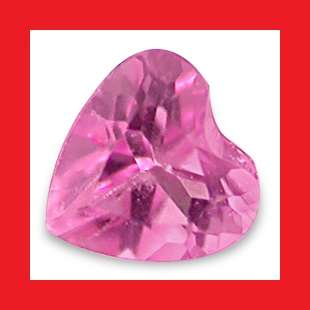 TOURMALINE - NICE PINK HEART FACET - 0.07cts