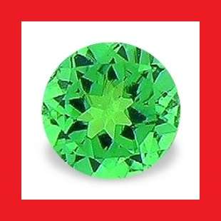 TSAVORITE (NATURAL KENYA) - FINE GREEN ROUND FACET - 0.065cts