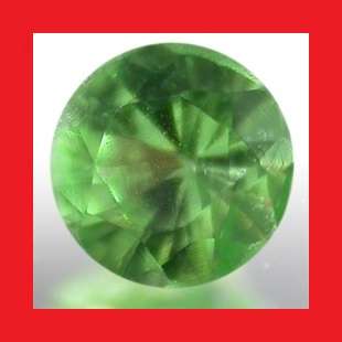 TSAVORITE (KENYA) - EMERALD GREEN ROUND CUT - 0.045cts