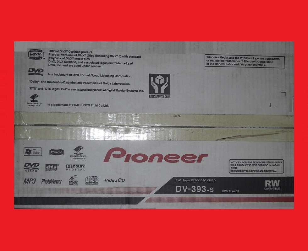 PIONEER DVD Player Model DV-393s Plus RCA To HDMI Converter