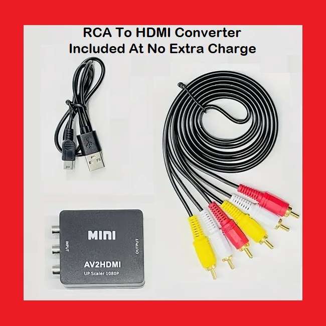 PIONEER DVD Player Model DV-393s Plus RCA To HDMI Converter