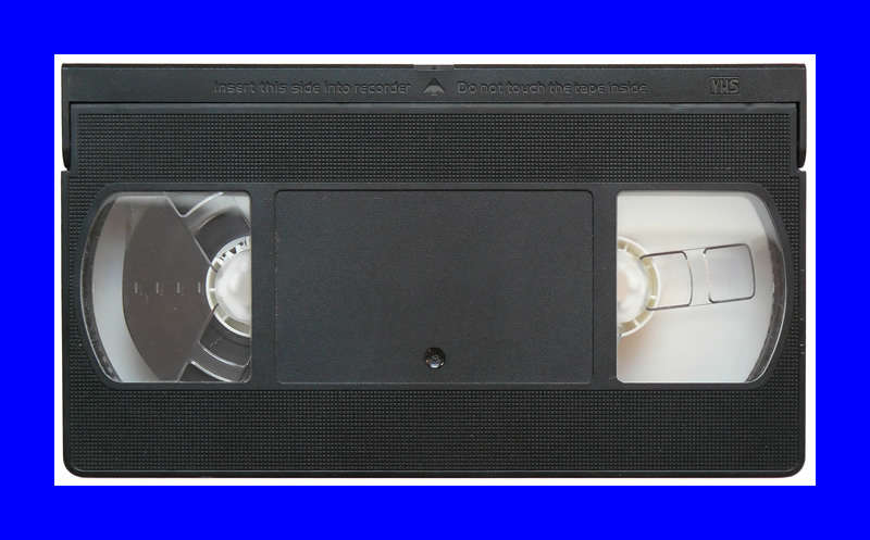 CLEAN USED VHS CASSETTE - 240min (Various Brands)