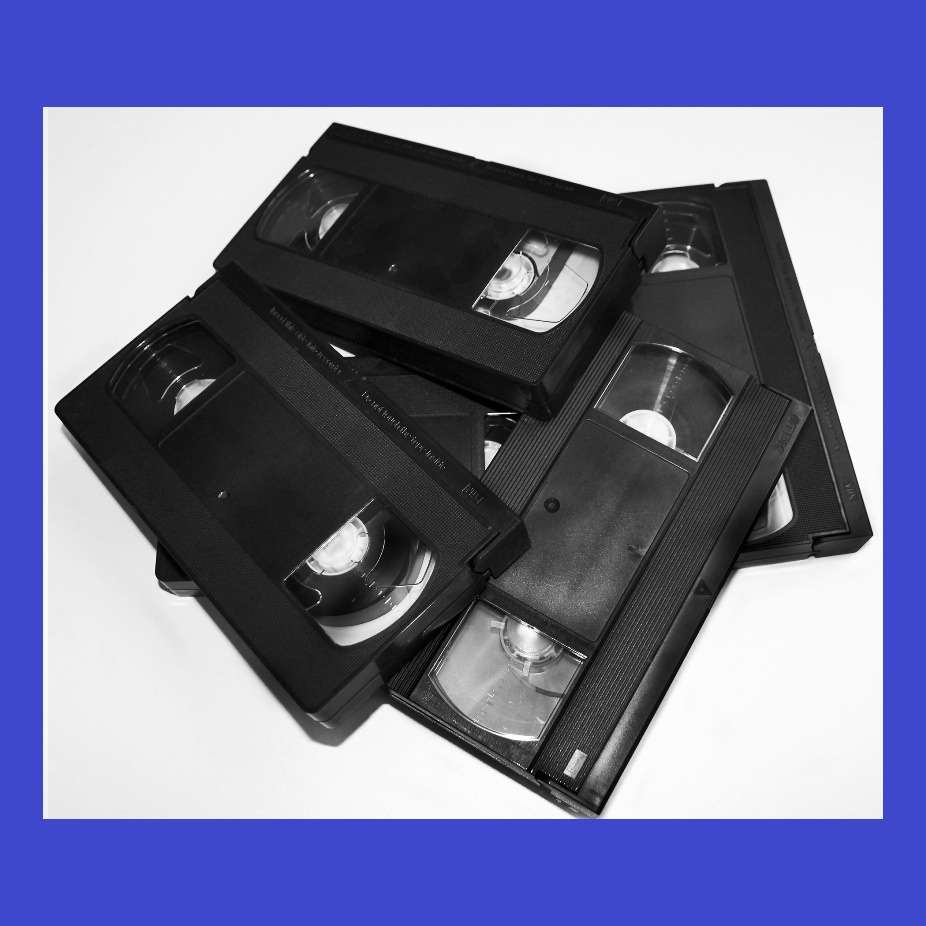 CLEAN USED VHS CASSETTE - 240min (Various Brands)