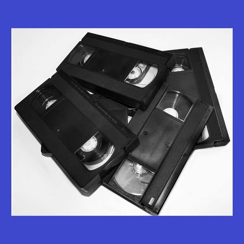 CLEAN USED VHS CASSETTE - 240min (Various Brands)