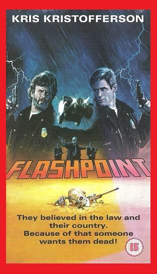 VHS CASSETTE  -  FLASHPOINT (KRIS KRISTOFFERSON)