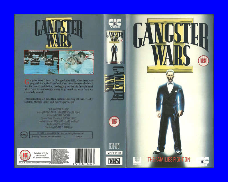 VHS CASSETTE  -  GANGSTER WARS II
