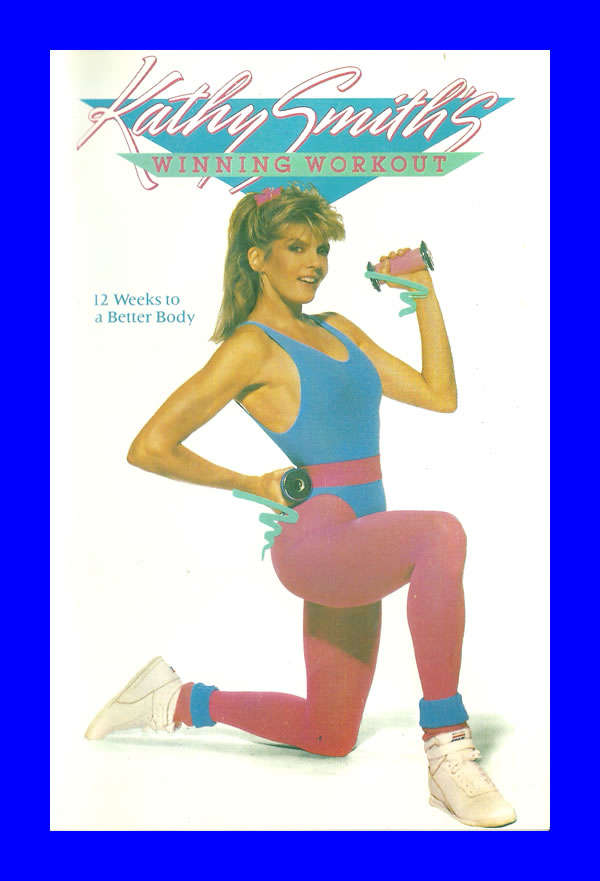 VHS CASSETTE  -  KATHY SMITH`S WINNING WORKOUT