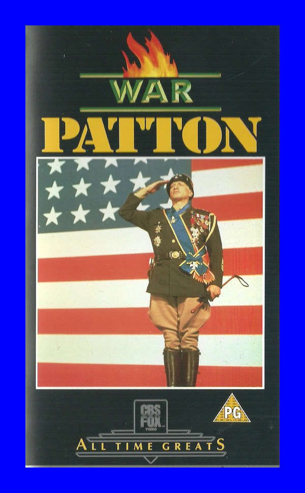 VHS CASSETTE  -  PATTON (GEORGE.C.SCOTT & KARL MALDEN)