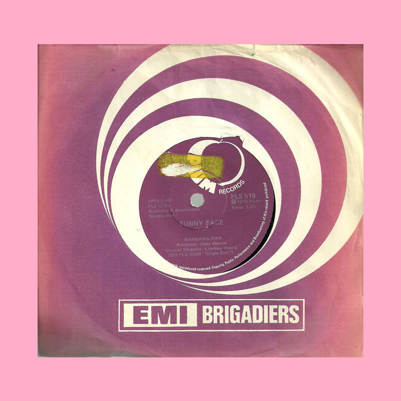 SEVEN SINGLE - FUNNY FACE/LOCOMOTION BY BARBARA RAY