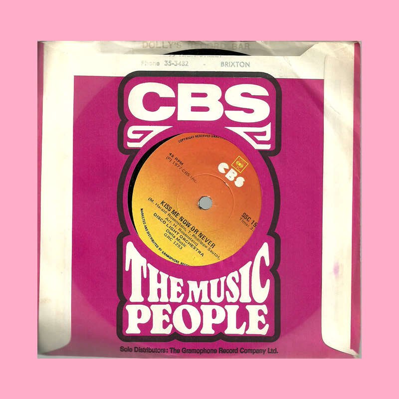 SEVEN SINGLE - KISS ME NOW OR NEVER BY DISCO LIGHT ORCHESTRA
