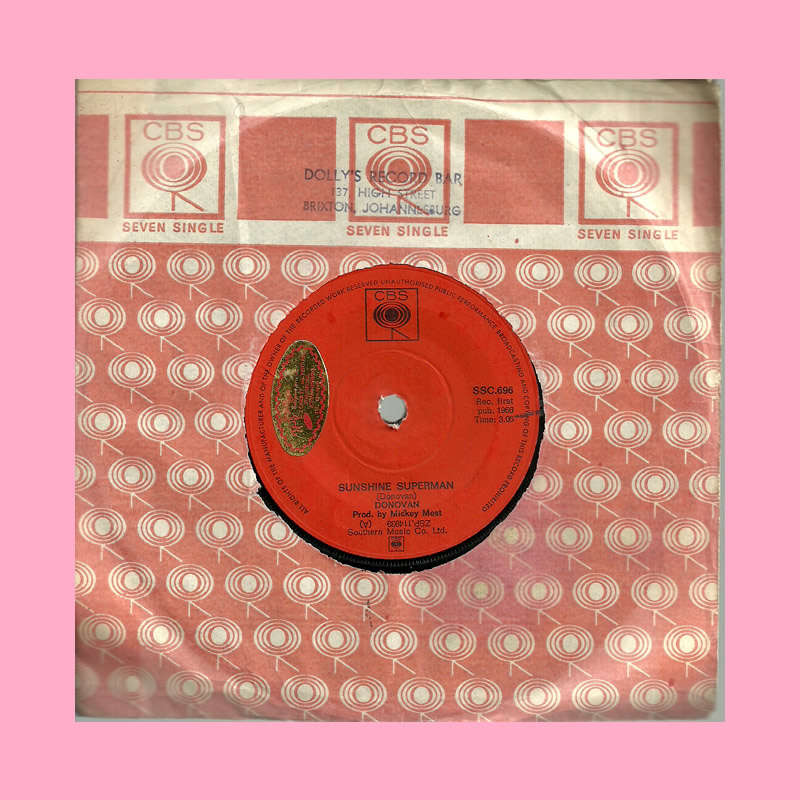 SEVEN SINGLE - SUNSHINE SUPERMAN BY DONOVAN