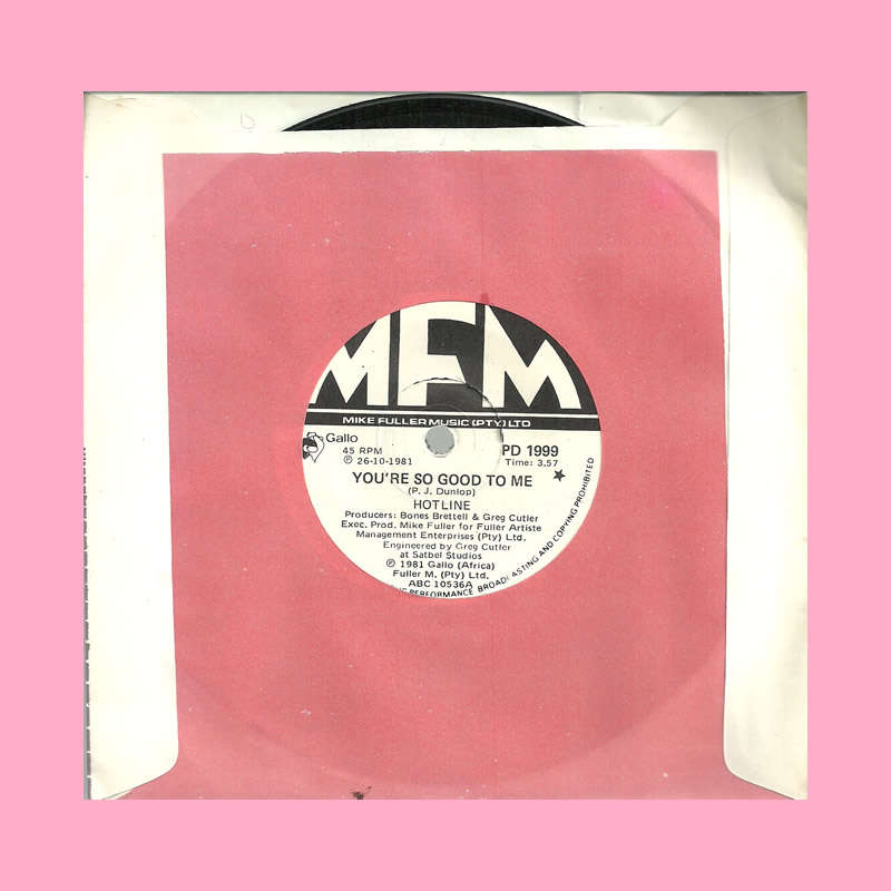 SEVEN SINGLE - YOU`RE SO GOOD TO ME BY HOTLINE