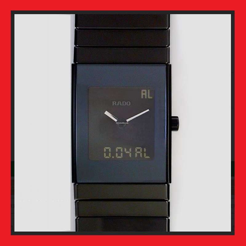 RADO DIASTAR CERAMIC ANALOGUE/DIGITAL DISPLAY