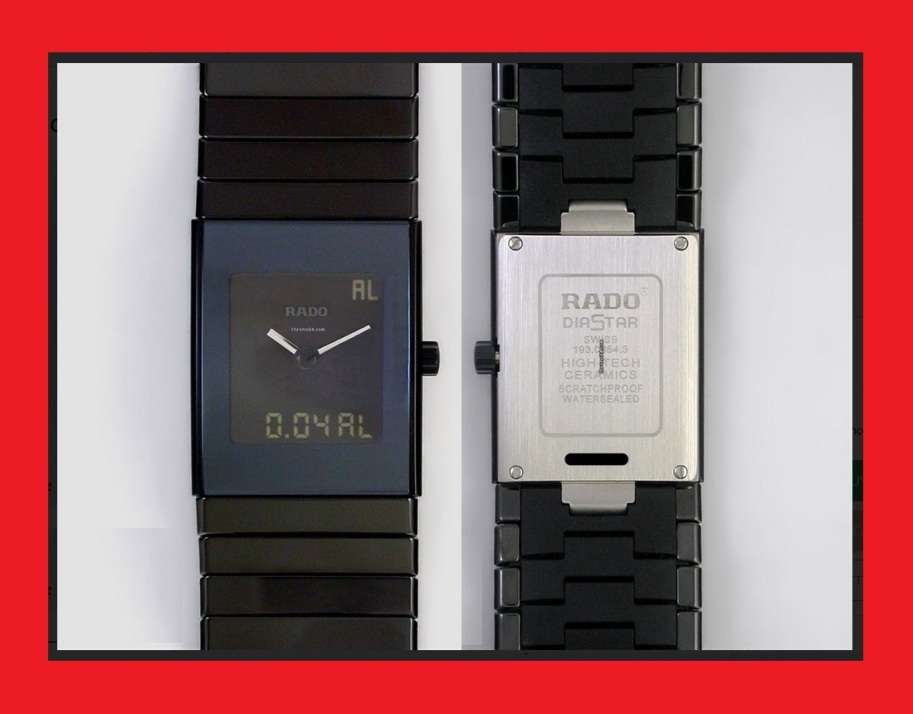 RADO DIASTAR CERAMIC ANALOGUE/DIGITAL DISPLAY