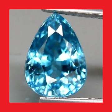 Zircon [Cambodia] - Faceted Pear Shape - 1.10cts