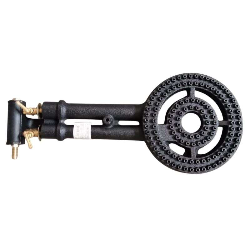 Single Ring Cast Iron Gas Burner  High-Pressure Replacement Head