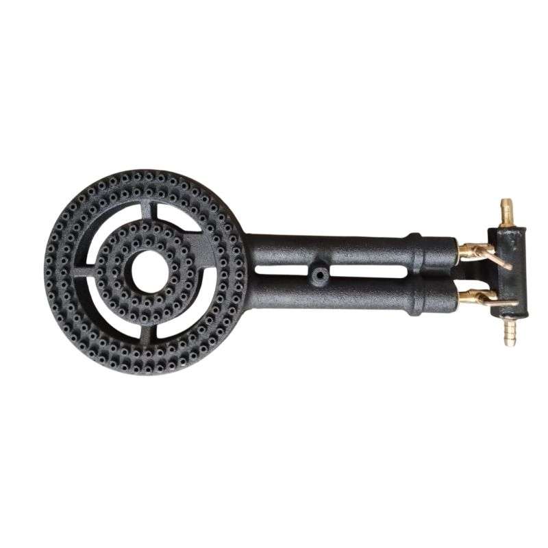 C30 Double Ring Cast Iron Gas Burner  High-Pressure Replacement Head