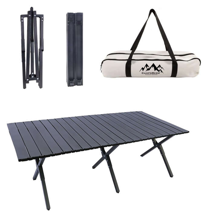 CampsBerg - Large Compact Camping Table - 120cm