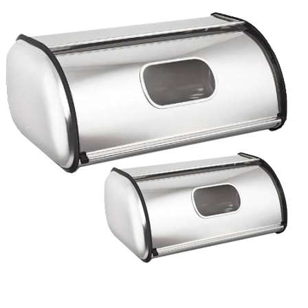 Breadbin Oval Large With Window with small breadbin 2 in 1
