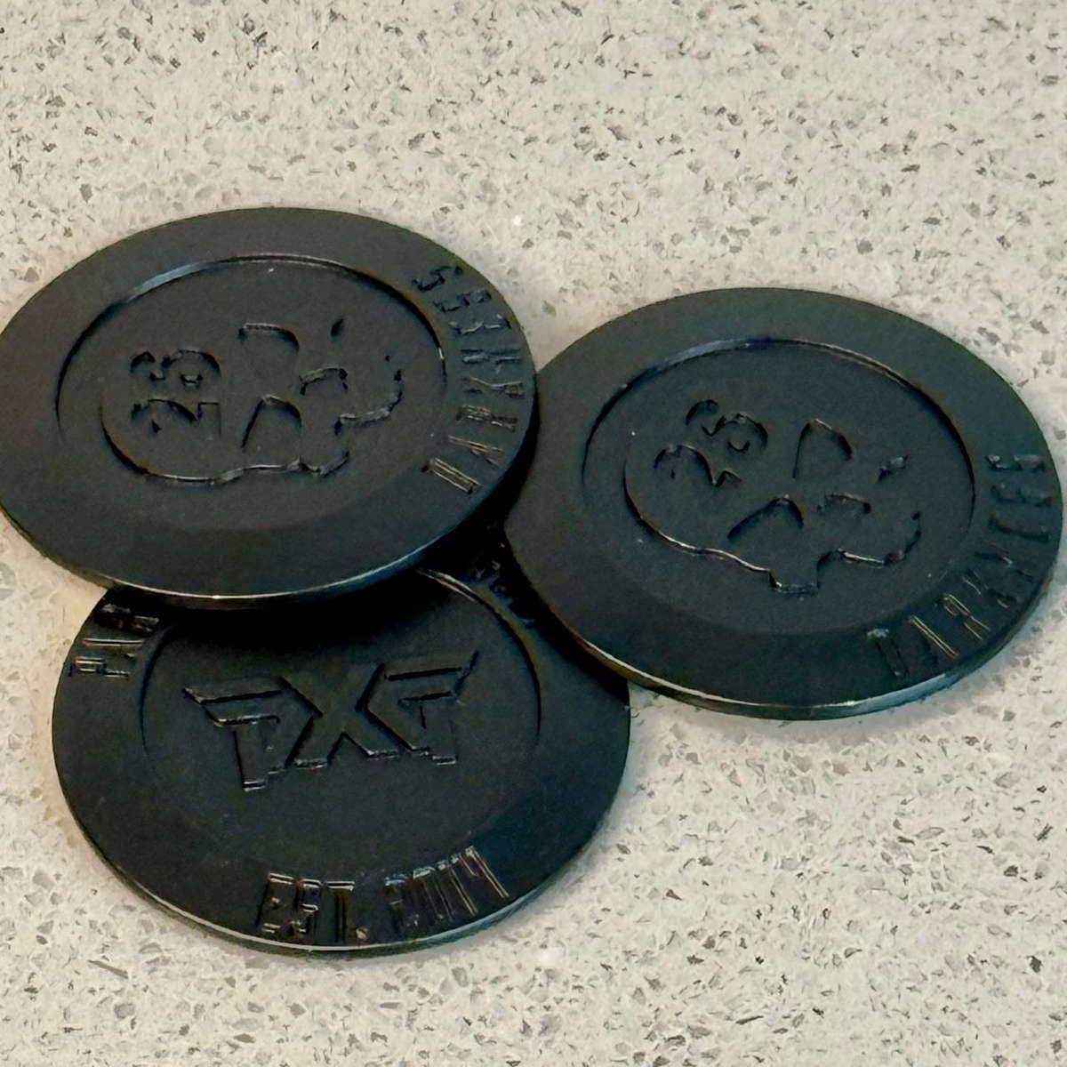 PXG Darkness Skull Ball Marker  EST. 2014 (Black Finish)