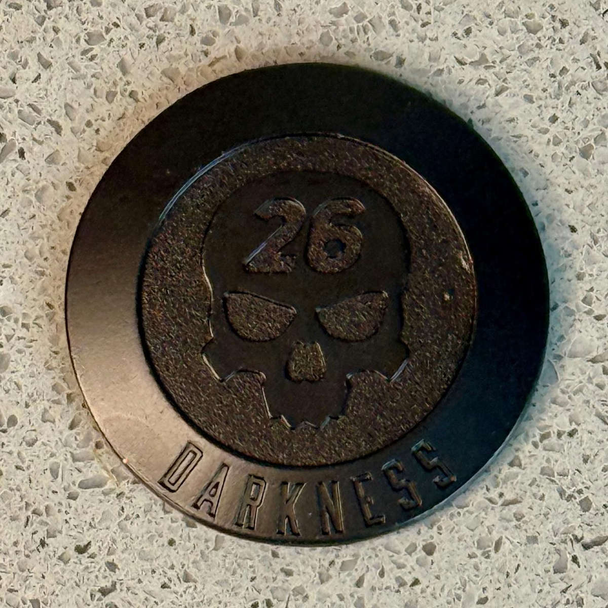 PXG Darkness Skull Ball Marker  EST. 2014 (Black Finish)