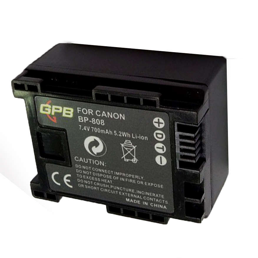 GPB Canon BP-808 Digital Rechargeable Digital Camera Battery