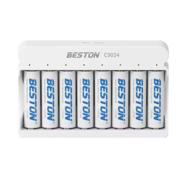 Beston C9024 8 Bay Smart LCD AA/AAA Battery Charger