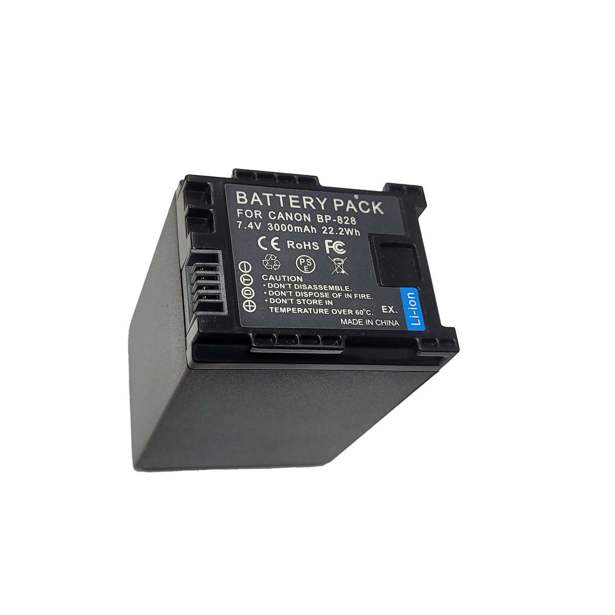 Replacement Canon BP-828 Digital Rechargeable Battery (7.4V 3000mAh)