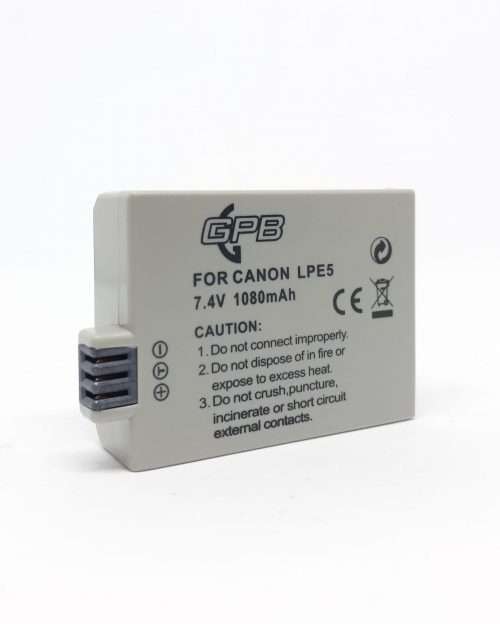 GPB Canon LP-E5 Rechargeable Digital Camera Battery