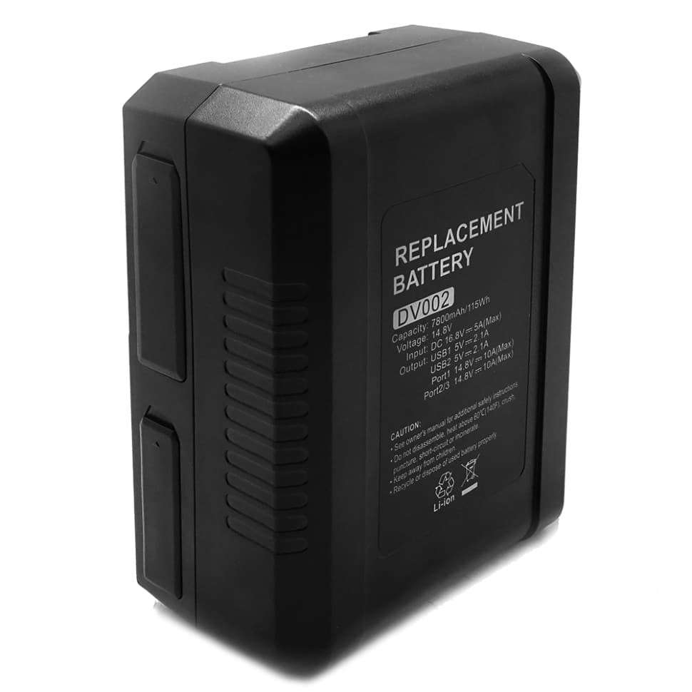 GPB DV002 V-Lock Battery 14.8 Volt 7800mAh for Sony 115Wh