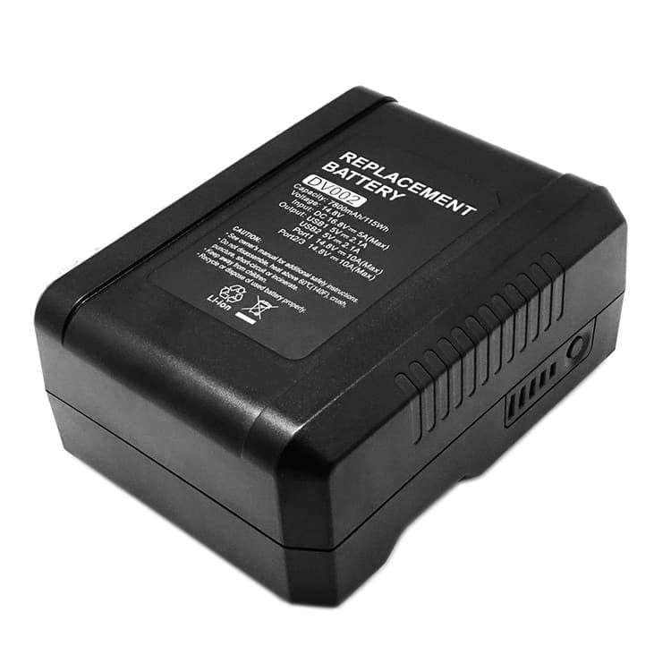 GPB DV002 V-Lock Battery 14.8 Volt 7800mAh for Sony 115Wh