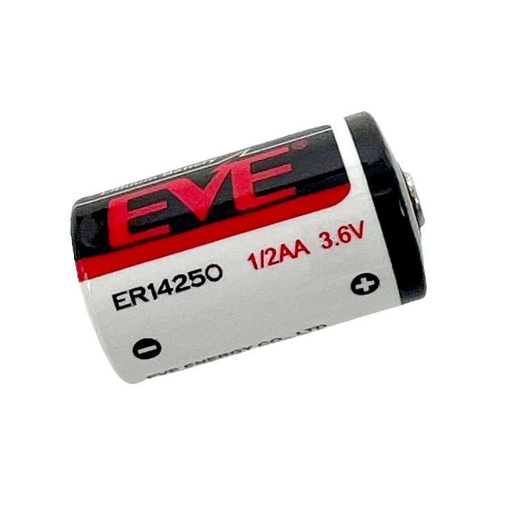 ER14250 1/2AA ,3.6V, 1200mAh Lithium-Thionyl Chloride Battery