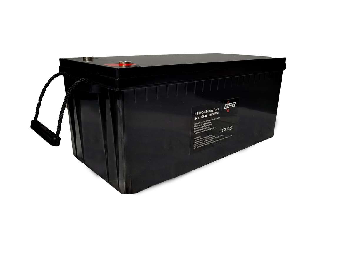 GPB LiFePo4 24V 100Ah Lithium Ion Phosphate Battery