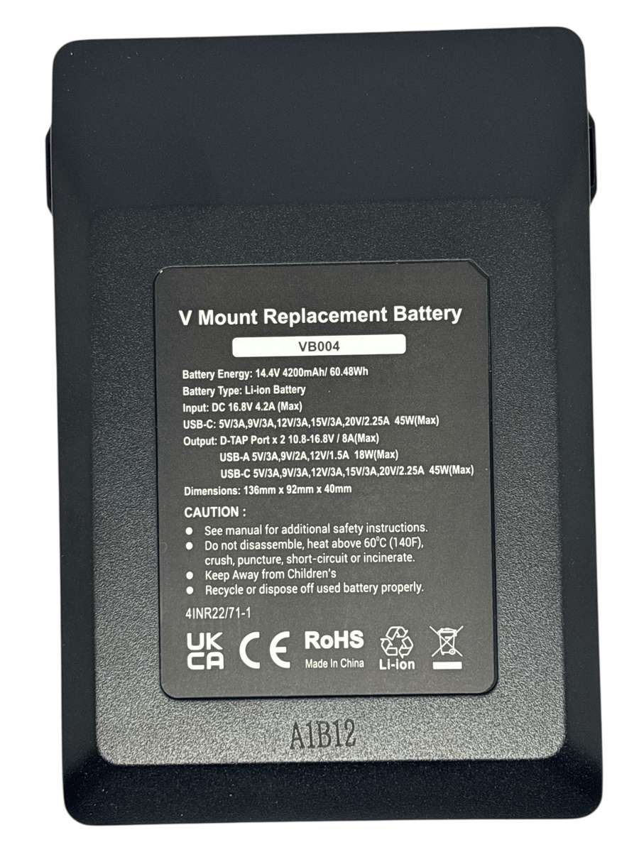 GPB VB004 V-Lock Battery 14.4V 4200mAh
