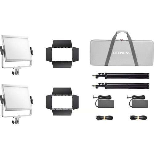 Godox Litemons LP400Bi Bi-Colour LED 2 Light Panel Kit