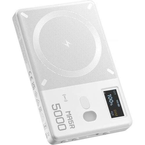Godox MA5R Magnetic Wireless Charging Full-Colour RGB LED Light (Black or White)