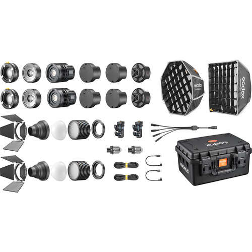 Godox KNOWLED RS60R RGB LED Monolight 2-Light Kit