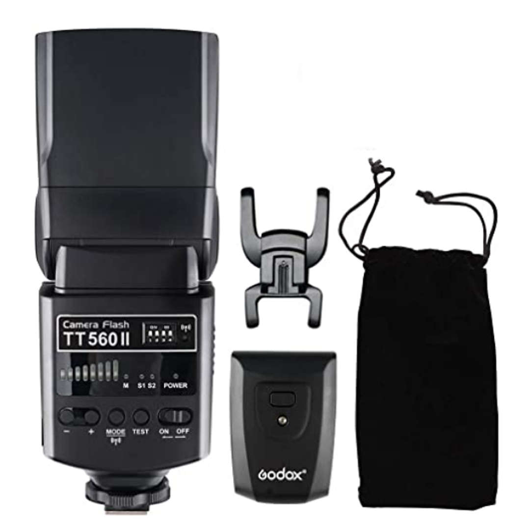 Godox TT560II Thinklite Flash for Canon, Nikon, Pentax, Olympus and Panasonic DSLR Cameras